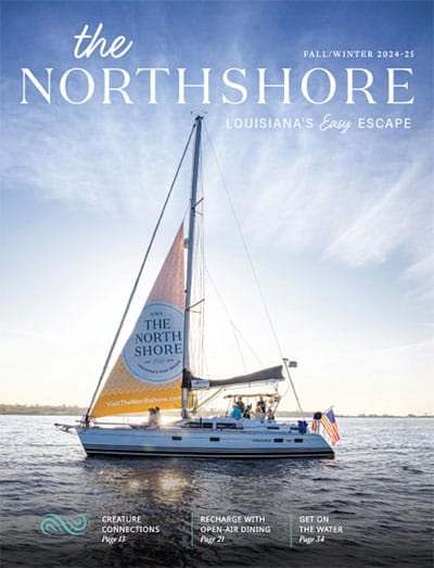 "The Northshore" magazine cover, highlighting luxury Covington and St. Tammany Parish lifestyle